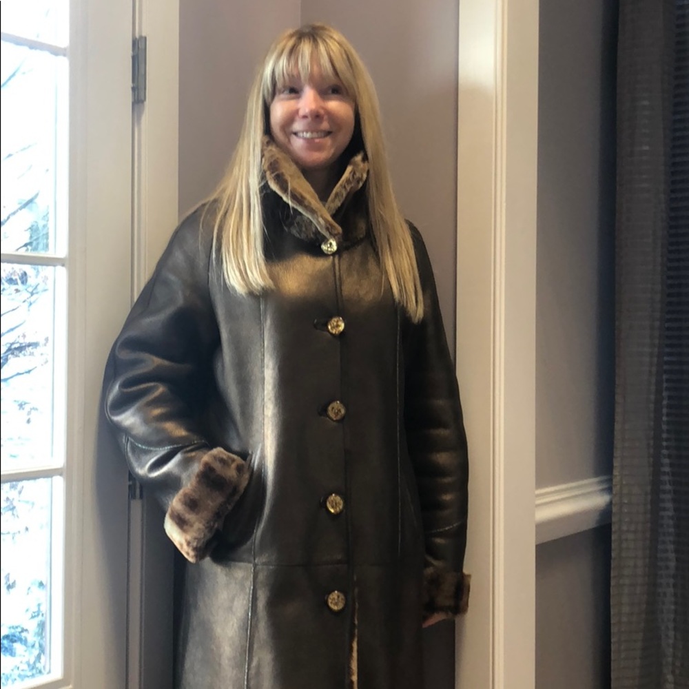 Chinchilla fur coat, XXL